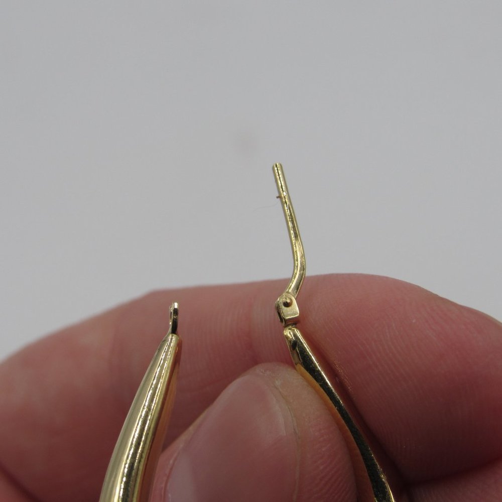 Sterling Silver Large Bright Crystal Earrings - Picture 4 of 6